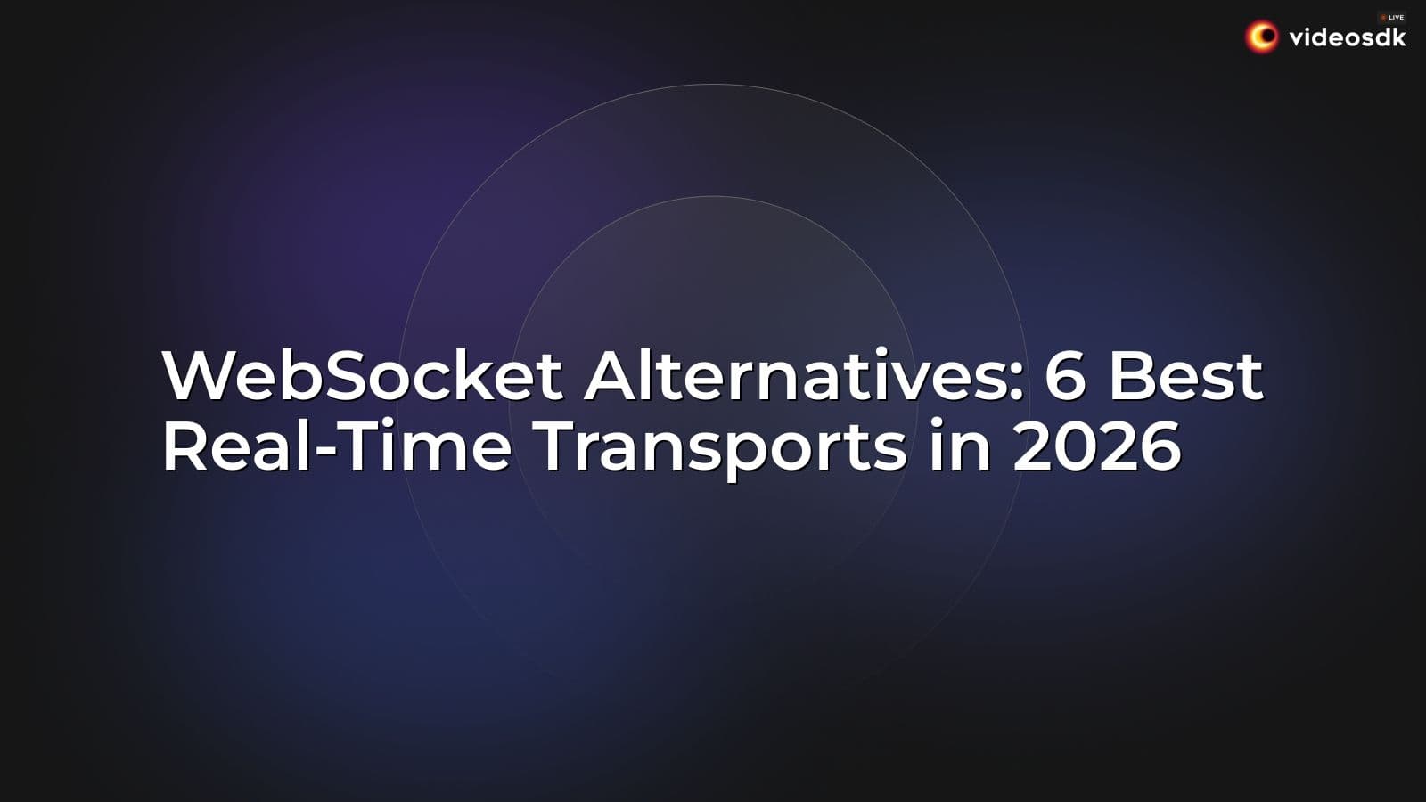WebSocket Alternatives: 6 Best Real-Time Transports in 2026 WebSocket Alternatives: 6 Best Real-Time Transports in 2026