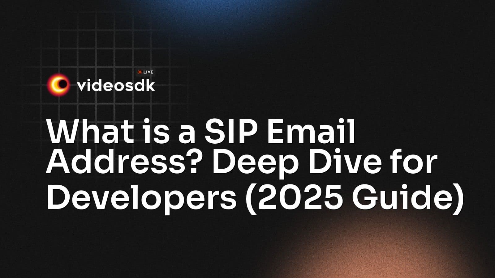 What is a SIP Email Address? Deep Dive for Developers (2025 Guide) What is a SIP Email Address? Deep Dive for Developers (2025 Guide)