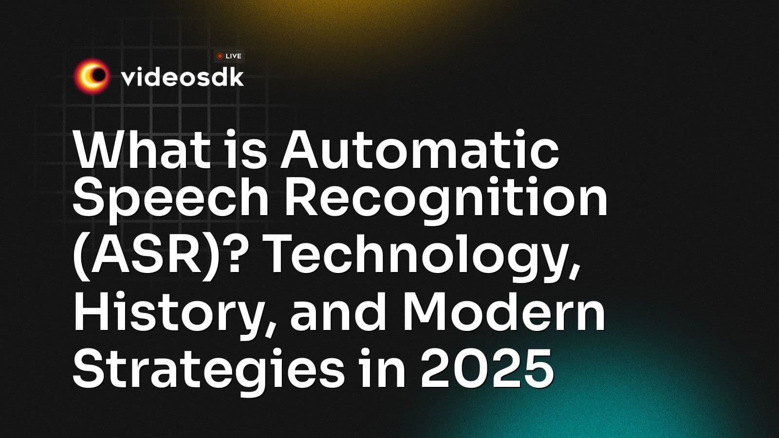 What is Automatic Speech Recognition (ASR)? Technology, History, and Modern Strategies in 2025 What is Automatic Speech Recognition (ASR)? Technology, History, and Modern Strategies in 2025
