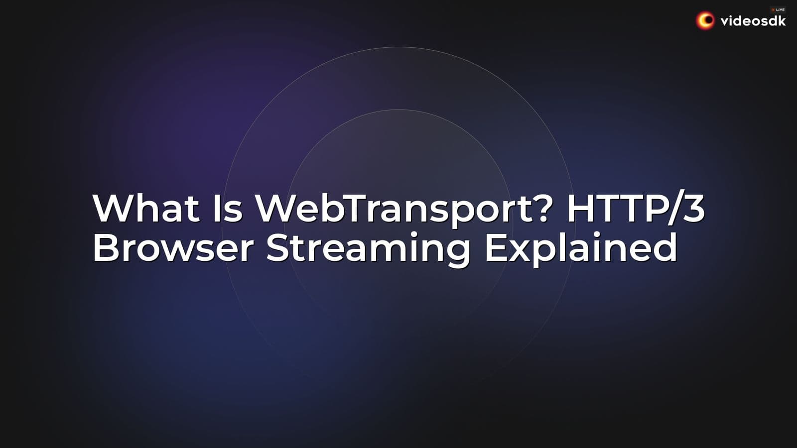 What Is WebTransport? HTTP/3 Browser Streaming Explained What Is WebTransport? HTTP/3 Browser Streaming Explained